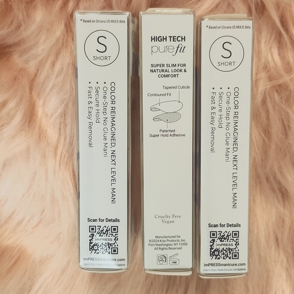 Brand New 3CT BUNDLE IMPRESS COLOR FX False Nails-S - Picture 3 of 7